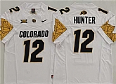 Men's Colorado Buffaloes #12 Travis Hunter White With XII Patch 2025 F.U.S.E. Stitched Football Jersey,baseball caps,new era cap wholesale,wholesale hats